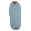 Kazoo Button Up Knit Dog Jumper, Blue, X-Small