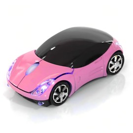 ASHATA 2.4GHz Transmisión inalámbrica Mouse óptico Bluetooth inalámbrico, Mouse para Juegos y ratón de Oficina con Receptor USB para tabletas/ME/Windows PC / (Rosa)