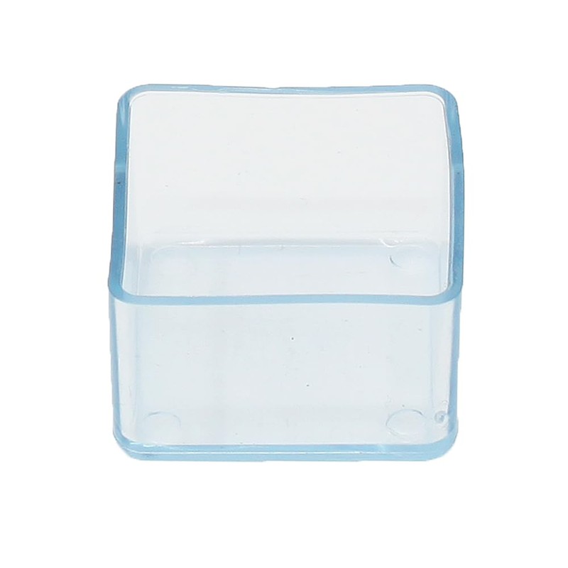 Lifeswonderful Square Transparent Rubber Protective Caps End Caps Stopper for