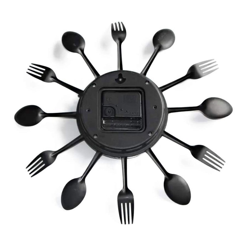 Metal Kitchen Wall Clock Spoon Fork Wall Clock Living Room