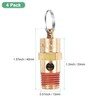 M METERXITY 4-Pack Air Compressor Pressure Release Safety Valve, 1/4"