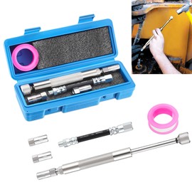Meonum 7862 Grease Joint Cleaner Kit, Hardened/Clogged Impact Fitting Cleaner for Flushing Out Hardened Grease from Shafts, Bushings, Joints