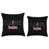 Lash Babe Lash Artist Eyelash Lash Tech Throw Pillow
