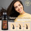 Hair Dye Shampoo 3 in 1, Natural Herbal Dye Shampoo
