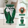 Abooxiu Small Urns for Human Ashes Keepsake 2.85 Inches Mini