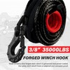 TYT Synthetic Winch Rope Kit - 3/8" x 92' with