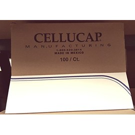 Disposable Overseas Hat with Blue Stripe, Box of 100