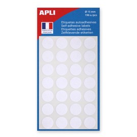 Agipa 111840 Coding Dots Round Diameter: 15 mm – White