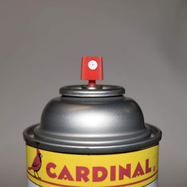 Cardinal Paint A4108 BK12 BLACK GLOSS POWDER COATING SPRAY PAINT
