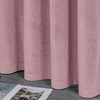 BEAUTEX Velvet Blackout Curtain with Eyelets 140 x 145 cm