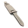 Bandini 22mm Mens Leather Watch Band Strap, Brown, Rectangular Shape,