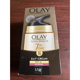 Olay Total Effects 7 in One Day Cream, SPF 15, Normal, 1.7 oz (3 Pack)