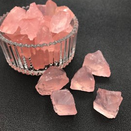 YUYAKESHI Aroma Stone Crystal for Aroma Oil Quartz Interior Room Purifying Loose Stone Natural Crystal Mineral Pink Crystal Ripped Stone, Stone
