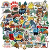 Outdoor Hiking Adventure Camping Stickers for Kids Boys Girls, 50