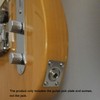 Guitar Output Jack Plate 1/4 Inch 9.2mm Rectangle Jack Reinforcement