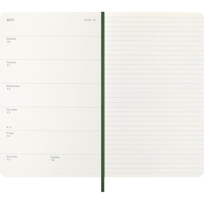 Moleskine Weekly Planner 2026 2027-18-Month Planner with Space for Notes,