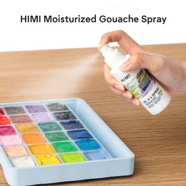 HIMI Gouache 200ml (6.76-oz) Bottle Wetting Spray, Suitable for gouache pigments, Art Supplies for Professionals, Nice Gift Art hobbyist