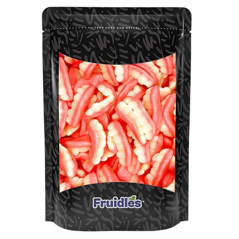 Gummi Teeth Candy, Delicious Fruit Flavors Gummies (17.6 Pounds)