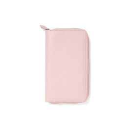 Filofax Personal Compact Saffiano Organiser with Zip, Blush