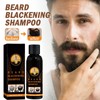 Rostblant Bart Verdunkelung Shampoo,Natural Hair Dye, Instant Hair Shampoo Haarfarbe,