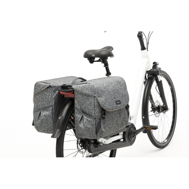 New Looxs Mondi Joy Double MIK Double Bag, Ivy Grey,