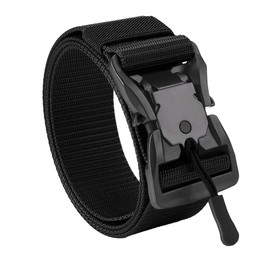 Buzz Selection LBT792 Nylon Tactical Quick Release Belt, Lightweight, Outdoor, Military, Black