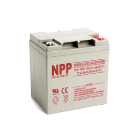 NPP High Rate Battery HR12110W 12V 660Watts 110Watt/ Cell AGM Sealed Lead Acid Rechargeable Battery, 12V 26Ah, 28Ah Flame Retardant UPS for Fish Finder, Scooter, Security and Solar System