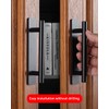 BaiNong 2 Pack Stick on Handle 5-3/4 inch Matte Black