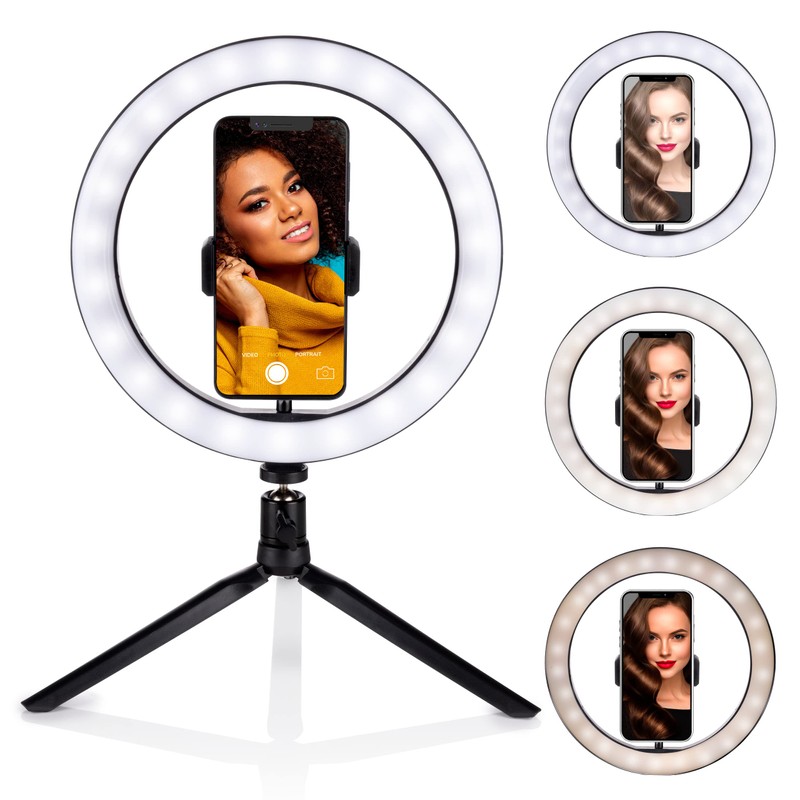 Grundig Selfie Ring Light on Tripod - Ring Light -