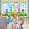 Chillin with My Peeps Backdrop 72''x44'' Large Size Easter Bunny
