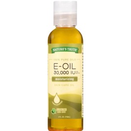 Nature's Truth E-Oil 30,000 IU Moisturizing Skin Care Oil Lemon 4oz