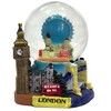 Snow Globes Small 3D Collage, Detailing London Landmarks Big Ben,