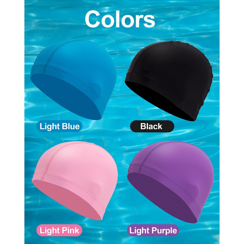 Children's Swimming Cap Fabric (4-10 Years) - Comfortable, Durable &