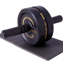 NESOHC-LLEW Upgraded Ab Roller Wheel. Abdominal Training Roller for Men/Women, Abdominal Wheels Widened to 3.4 ", Rubber Tread of The Abdominal Wheel Upgraded, Max Weight 490 lbs