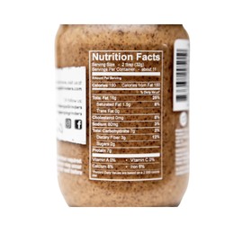 Georgia Grinders Maple - Caramel Almond Butter Creamy Gourmet Nut Butter Spread, Non-GMO, Gluten Free, No Palm Oil, No Added Sugar, Vegan Friendly, 12 Ounce (2 Pack)