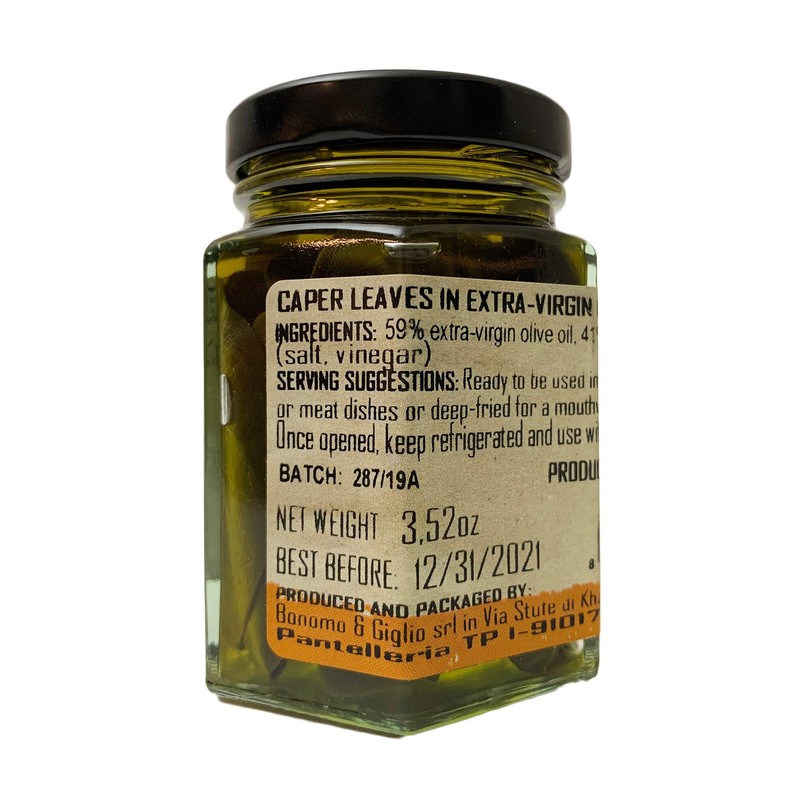 Etimo Pantelleria Caper Leaves in Extra Virgin Olive Oil 3.52