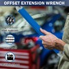 Zzyyldu Offset Extension Wrench,15 inch Impact Ready Extension Wrench Tool