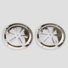 2PCS Round Butterfly Ventilator Vent Cover Stainless 5" Marine Boat