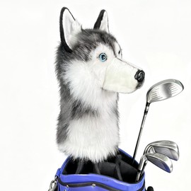 FurryClone Husky Golf Club Head Cover - Charming Protection for Your Clubs