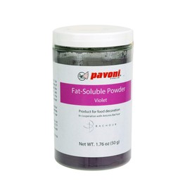 Pavoni Antonio Bachour Fat Soluble Powder Food Color 50 Grams Violet
