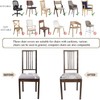 SearchI Waterproof Seat Covers for Dining Chairs, 6 Pack Stretch