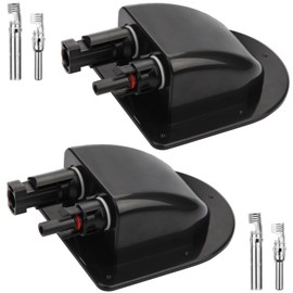 Mbsomnus 2 pieces roof feed-through motorhome cable grommet waterproof