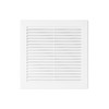 Awenta 6" x 6" Inch Square Plastic White Ventilation Grille