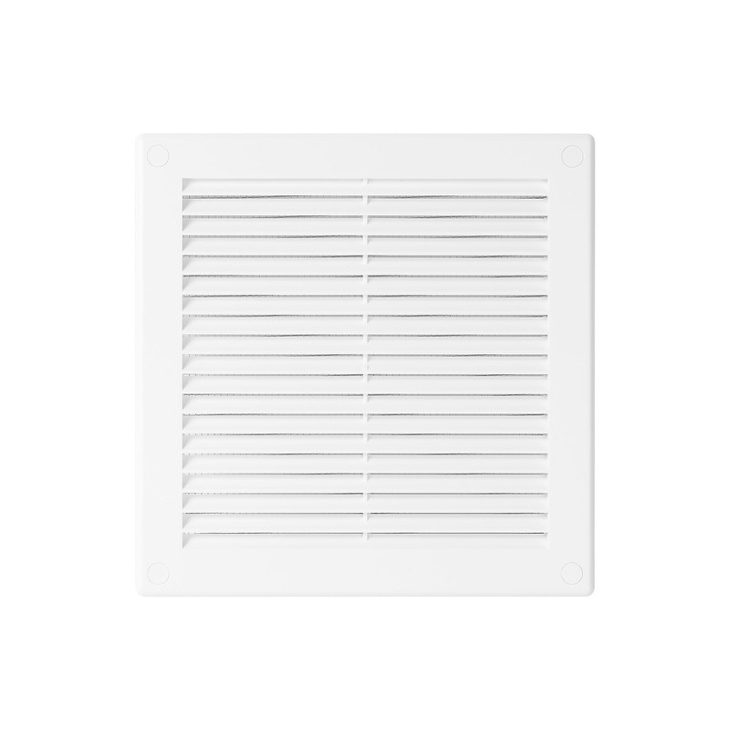 Awenta 6" x 6" Inch Square Plastic White Ventilation Grille