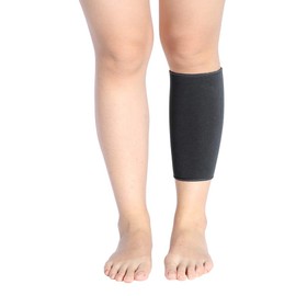 Calf Support, Calf Support Brace, Shin Splints Support, 1Pcs Elastic Calf Support Hiking Running Sport Shank Strap Guard Leg Pads (Black)