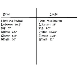 Extra Tough Dog Toys Canvas Tuffimals Dog Toys Cute Animals Choose Character & Size (Full Set - All 6 Small Toys)