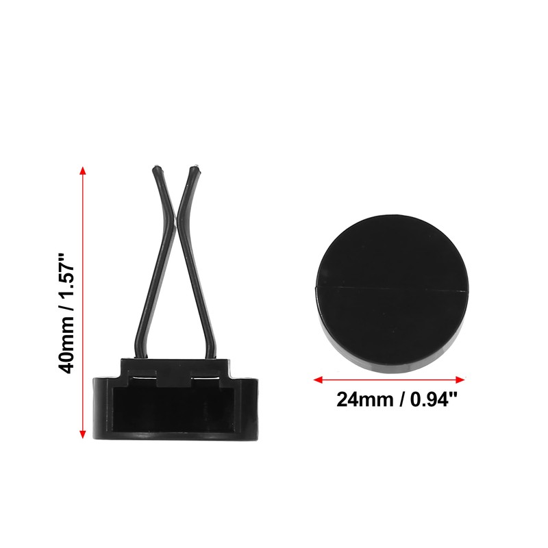 X AUTOHAUX Air Vent Clip Car Square Head Plastic Slot