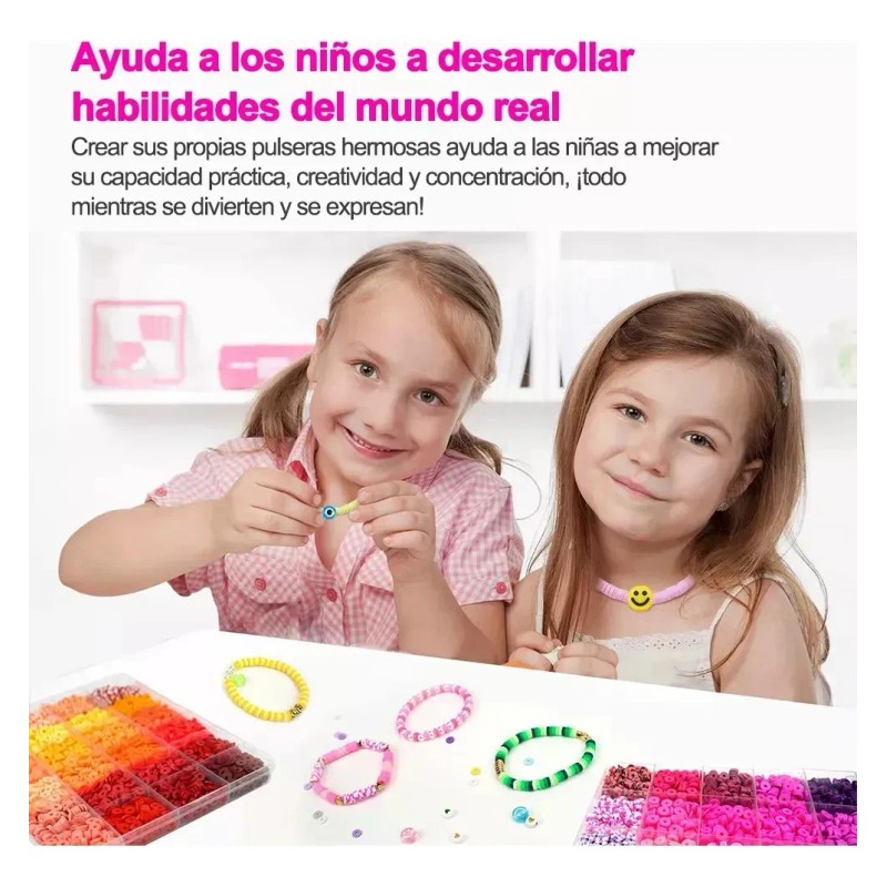 Cuentas Para Pulseras, 9000 Piezas 6mm Abalorios Para Hacer Jitai