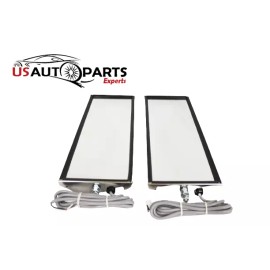 SANWA UNIVERSAL WEST COAST MIRROR STAINLESS STEEL 6"X16" HEATED SET