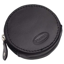 Leather Coin Purse Mini Men's Women's Purse Party Purse Mini Purse 111 Cowhide Diameter 6.5 cm Various Colours Black, Brown, Natural, Blue Royal Blue, Red, Green, black